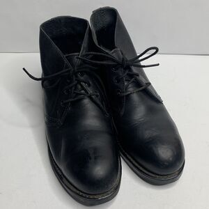 VTG ANSI Biltrite Z41-1983/75 Black Leather Steel Toe Ankle Boots Men's 4.5 R